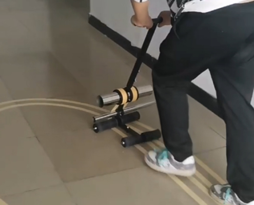 Double Masking Tape Applicator - In Use